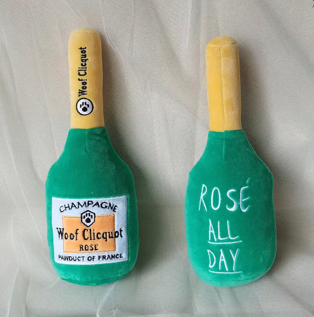 Rose All Day Champagne Dog Toy