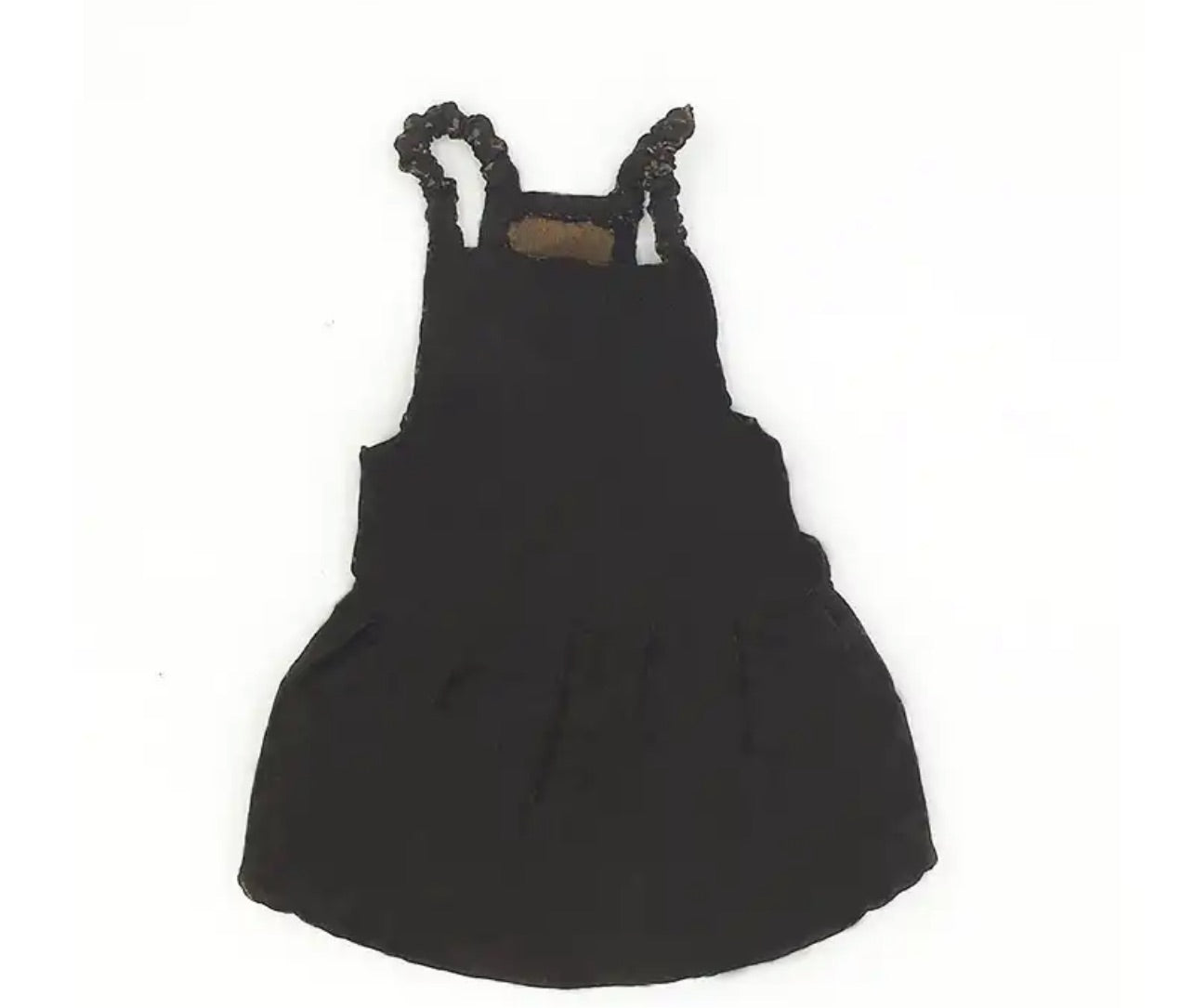 Peplum Dress - Brown