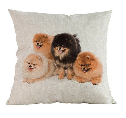 Pomeranian Pillow Cover
