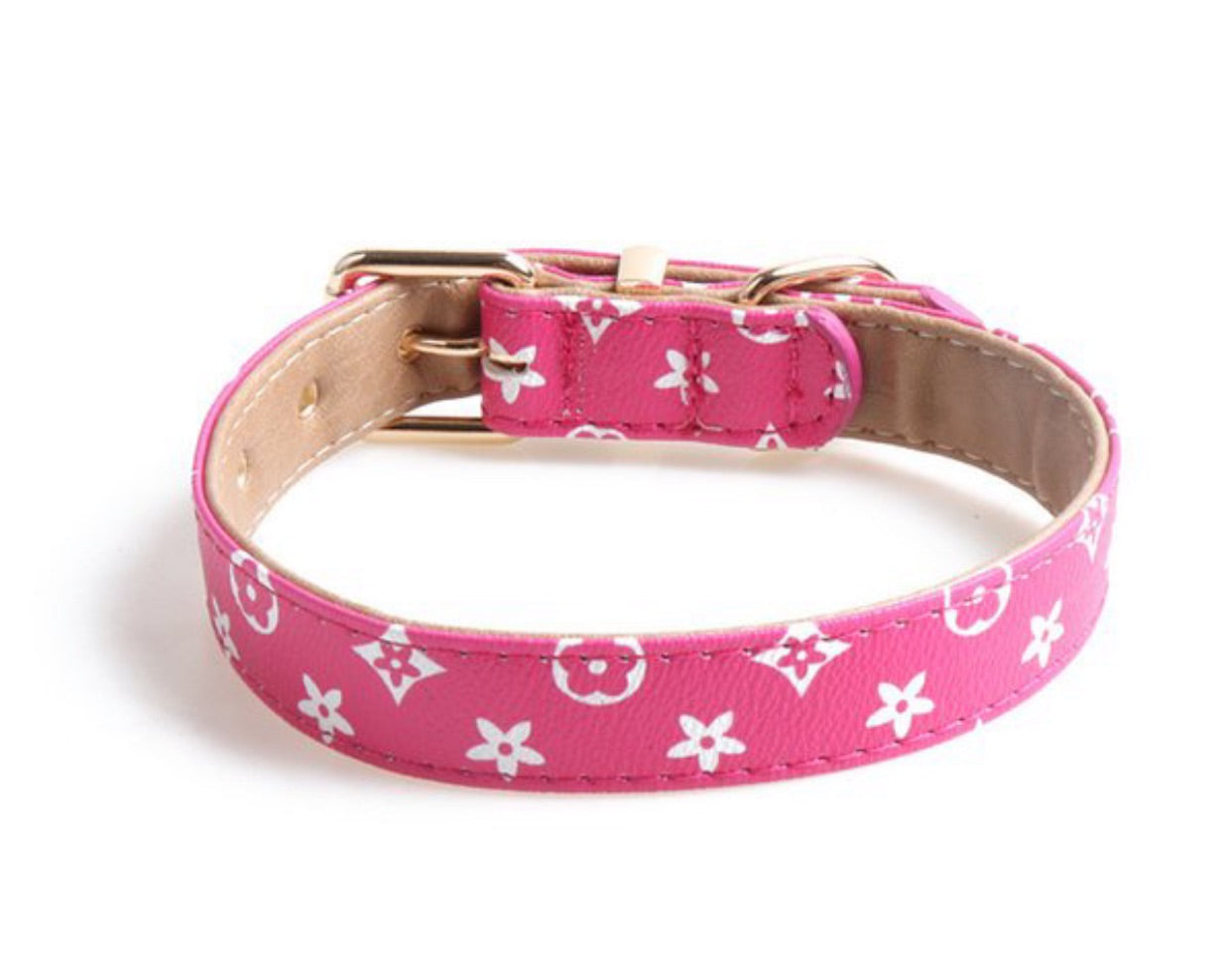 Collar and Lead Set - Pink