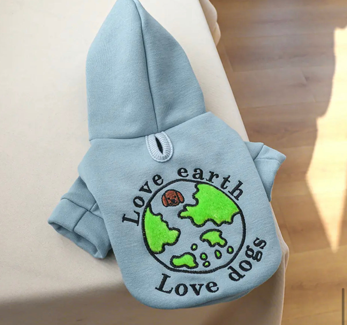 Love Earth, Love Dogs Hoodie