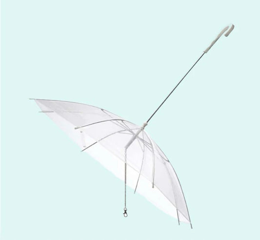 Pet Umbrella Leash - Clear