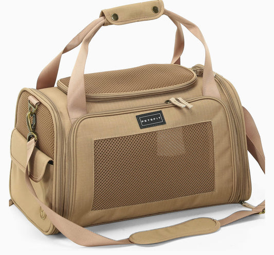 Pet Airline Approved Carrier - Tan