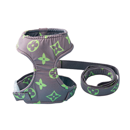 Harness and Lead Set - Fluorescent Green