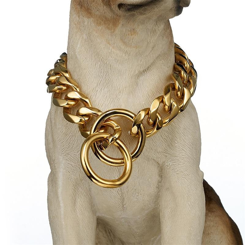 15mm Stainless Steel Dog Chain Collars
