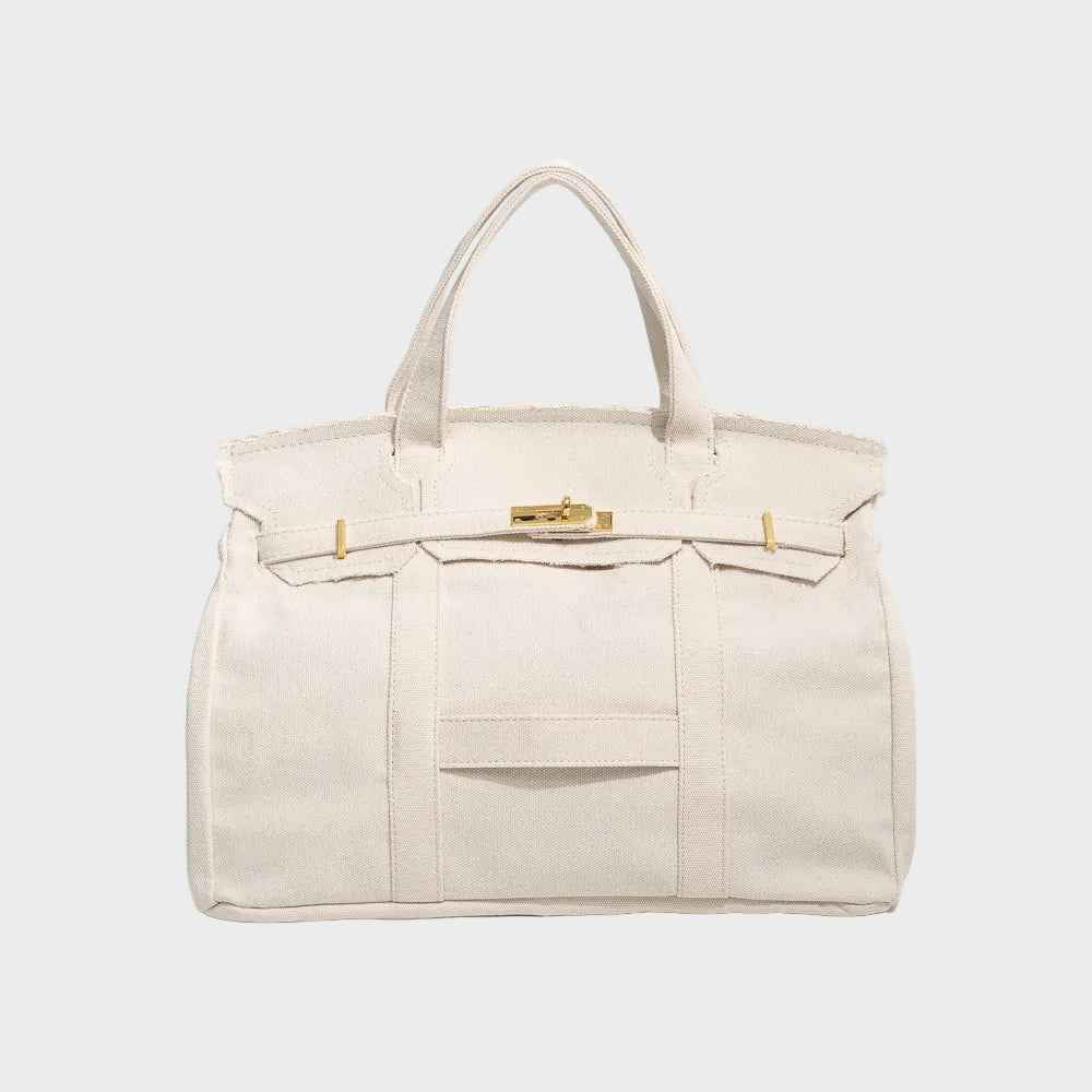 Canvas Boatkin Tote Bag - Navy