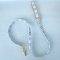 Dog Flower Leash - White