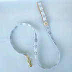 Dog Flower Leash - White