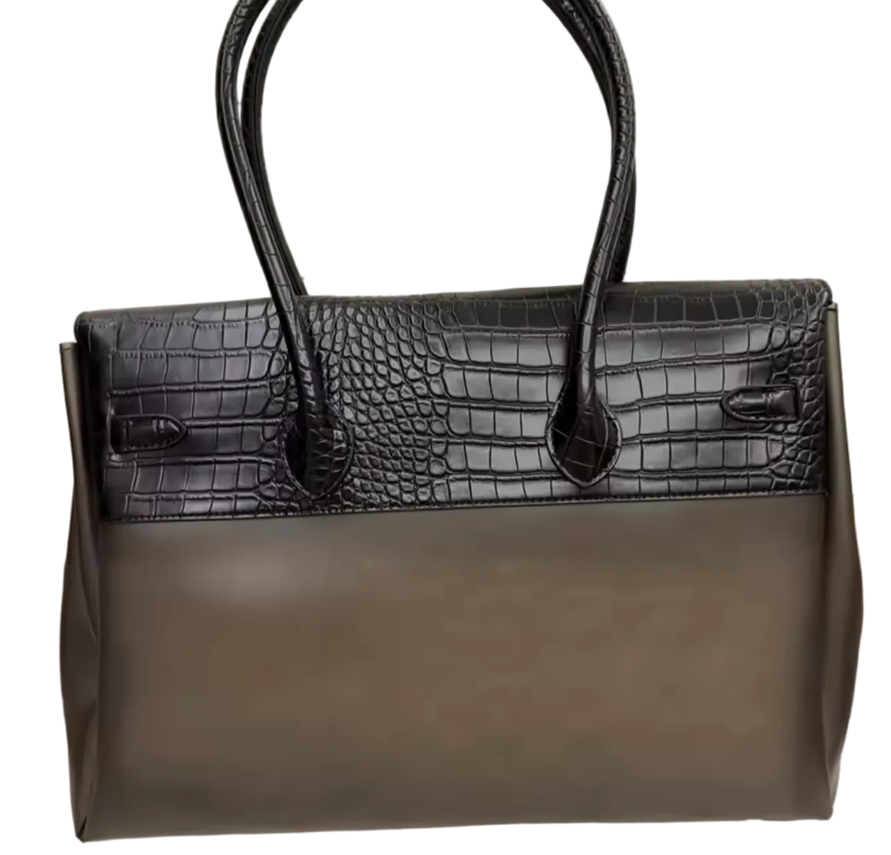 The Jelly Firkin Tote Bag - Crocodile Black V2