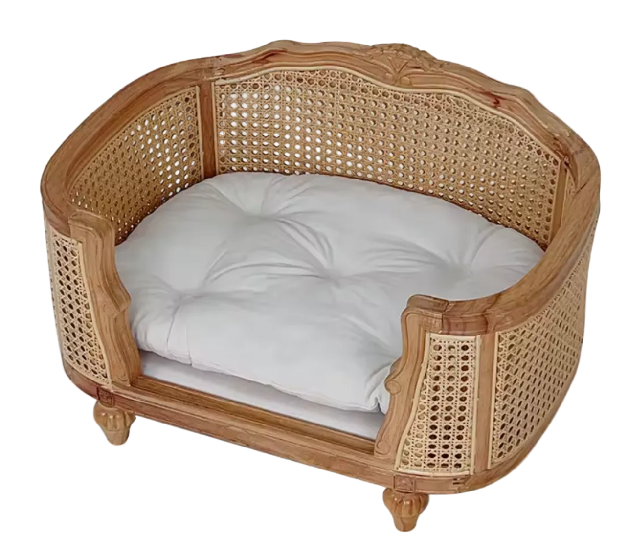 Solid Wood French Style Dog Bed