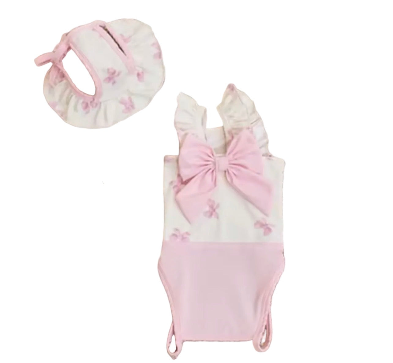 Bow Dog Swimsuit - Pink