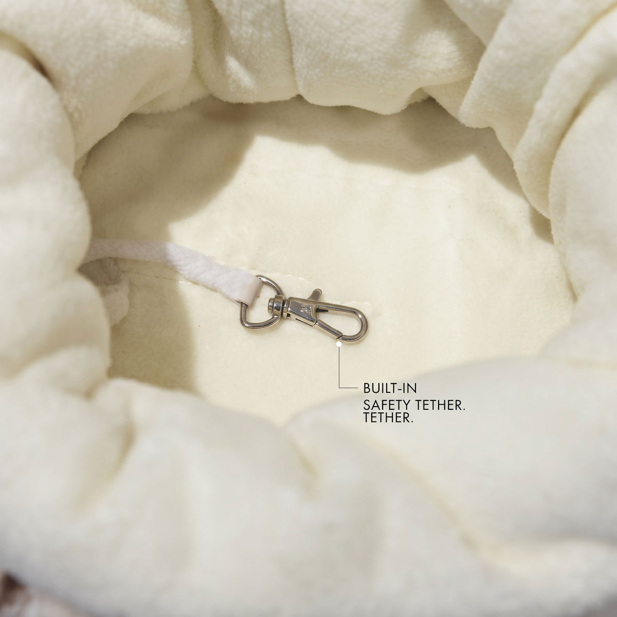Monogram Dog Puppy Snuggle Basket Carrier - Beige