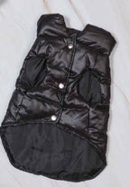 Pomcler Dog Padded Gilet Jacket - Black