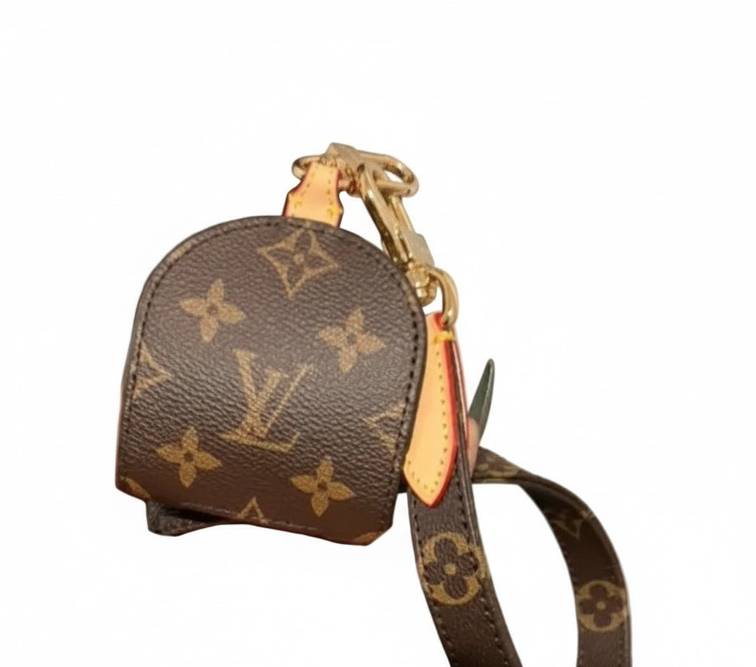 Luxury Dog Poo Bag Holder - Brown