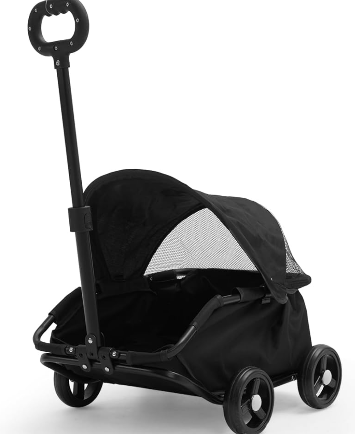 Dog Sun Stroller Pull-a-long Trolley - Black