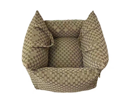 Luxury Pet Car Seat - Beige