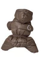 Four-legged Padded Dog Coat - Brown