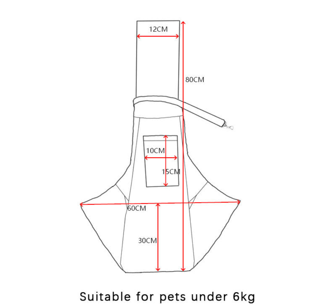 Pet Sling Carrier - Beige