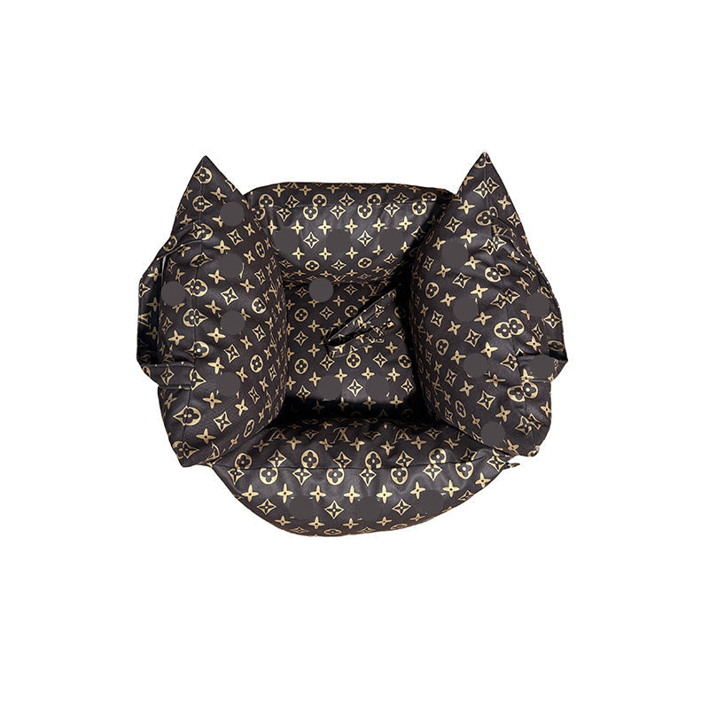 Designer Dog Car Seat - Expresso Brown