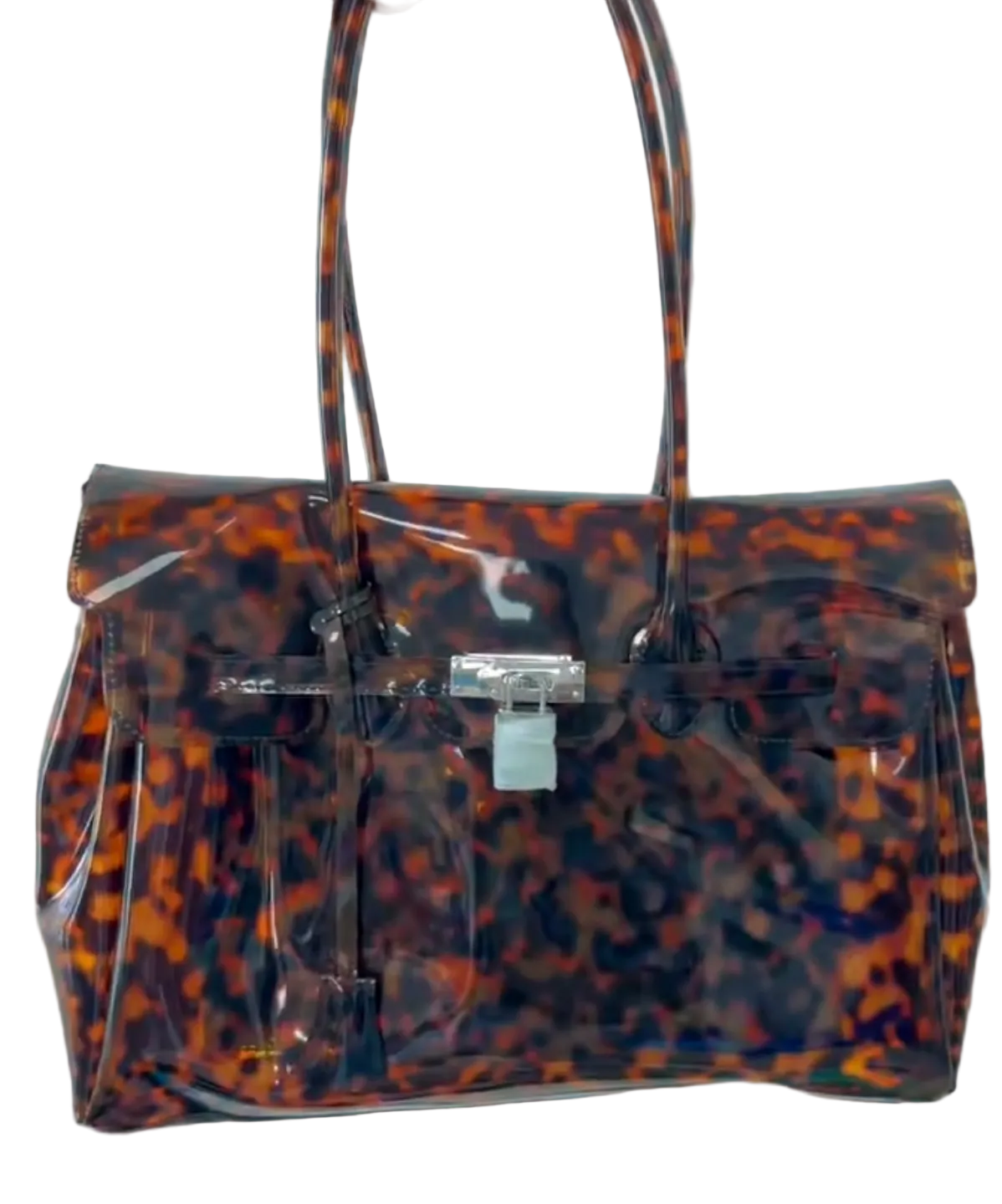 The Jelly Firkin Tote Bag - Tortoise Shell Brown
