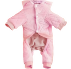 Poochi Couture Dog Quilted Embellishment Tracksuit All-In-One - Pink