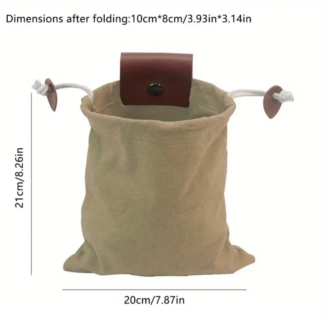 Outdoor Adventures Canvas Walking Bag - Brown
