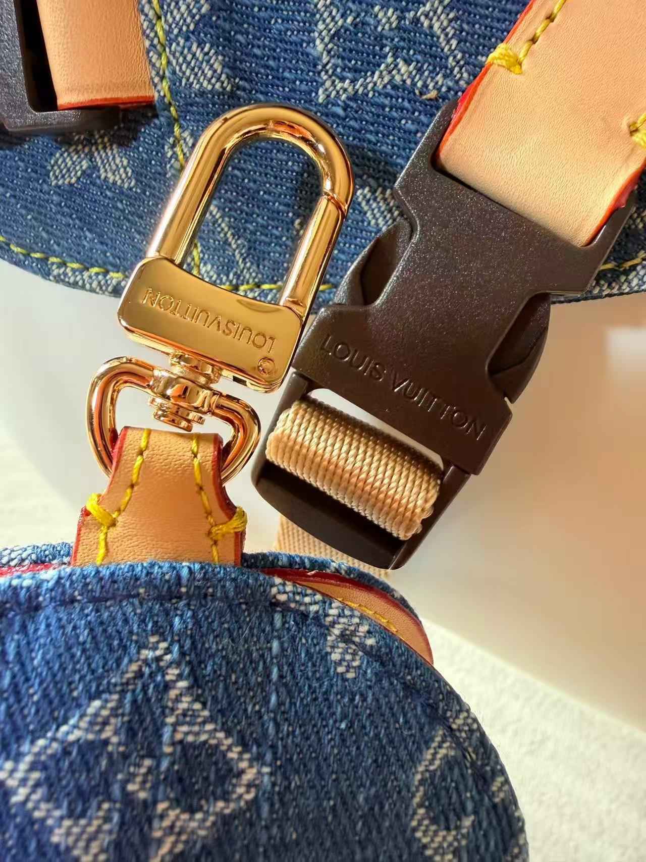 Woof Luxury Dog Harness - Blue Denim