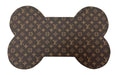 Luxury Dog Feeding Mat - Brown