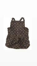'The Little Brown Dress' Peplum Dog Dress - Brown