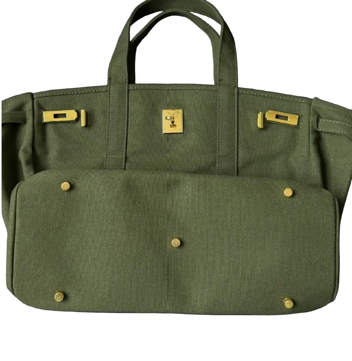 Canvas Boatkin Tote Bag - Khaki