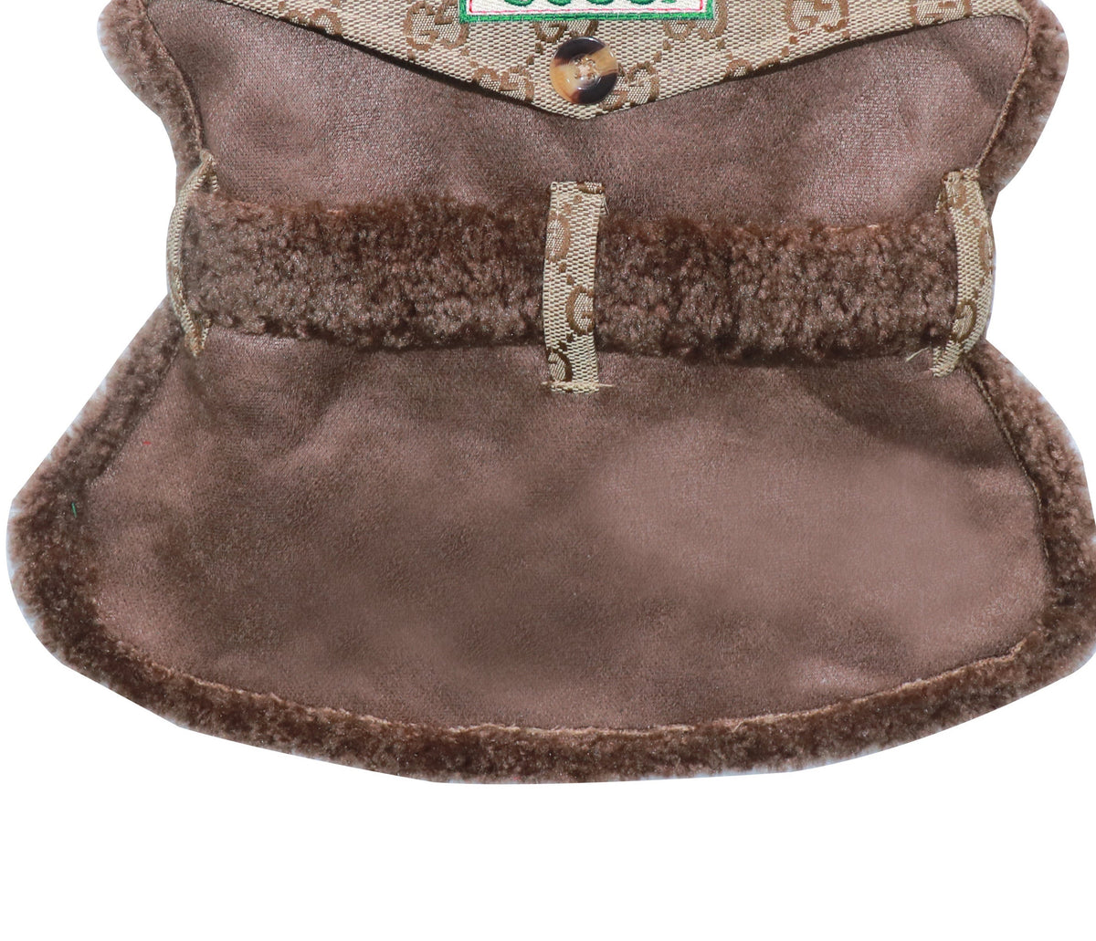 Teddy Fleece Dog Designer Poncho Jacket - Chocolate Brown