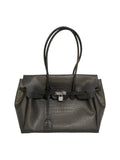 The Jelly Firkin Tote Bag - Crocodile Black