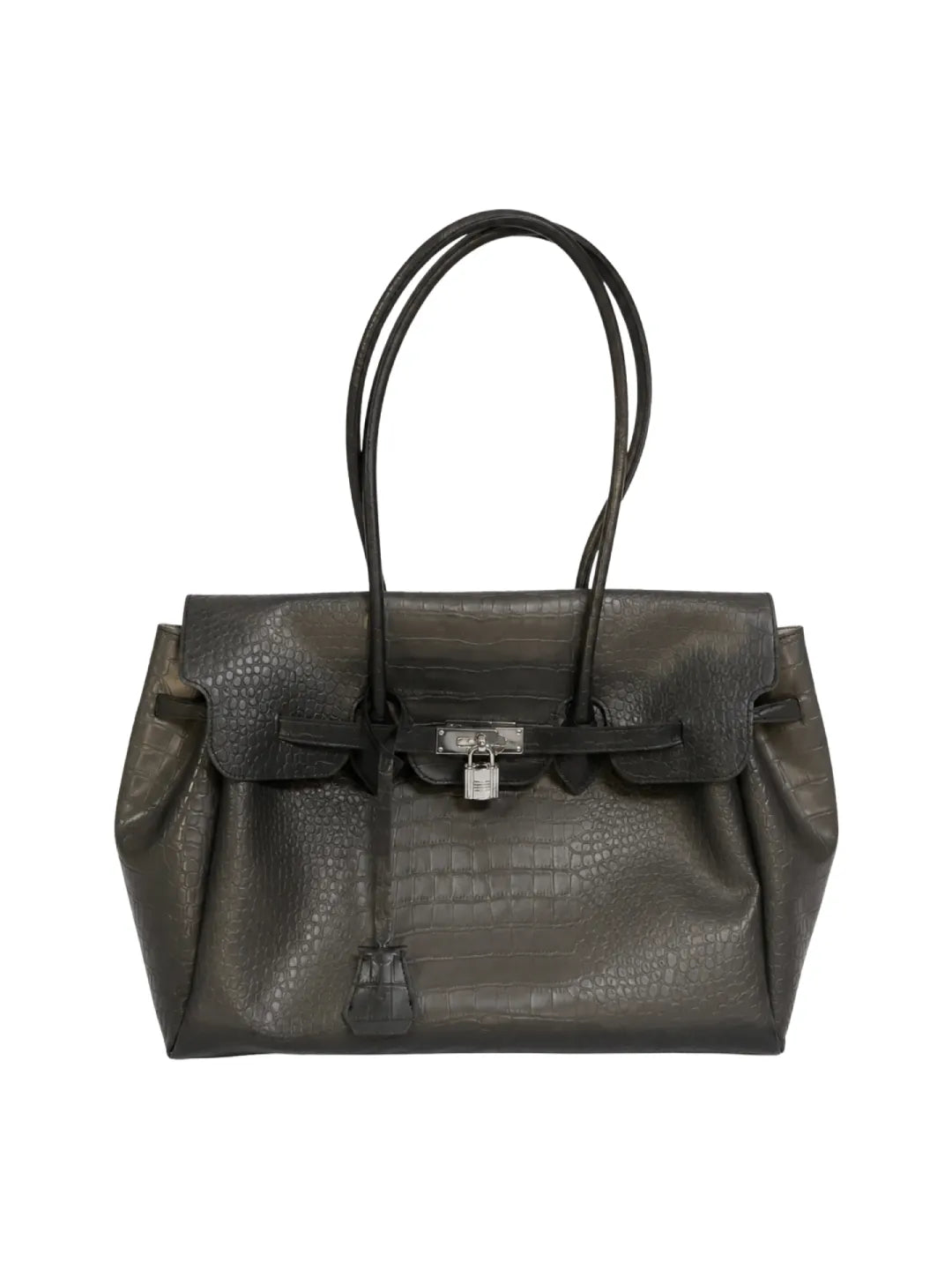The Jelly Firkin Tote Bag - Crocodile Black