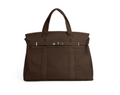 Canvas Boatkin Tote Bag - Expresso Brown