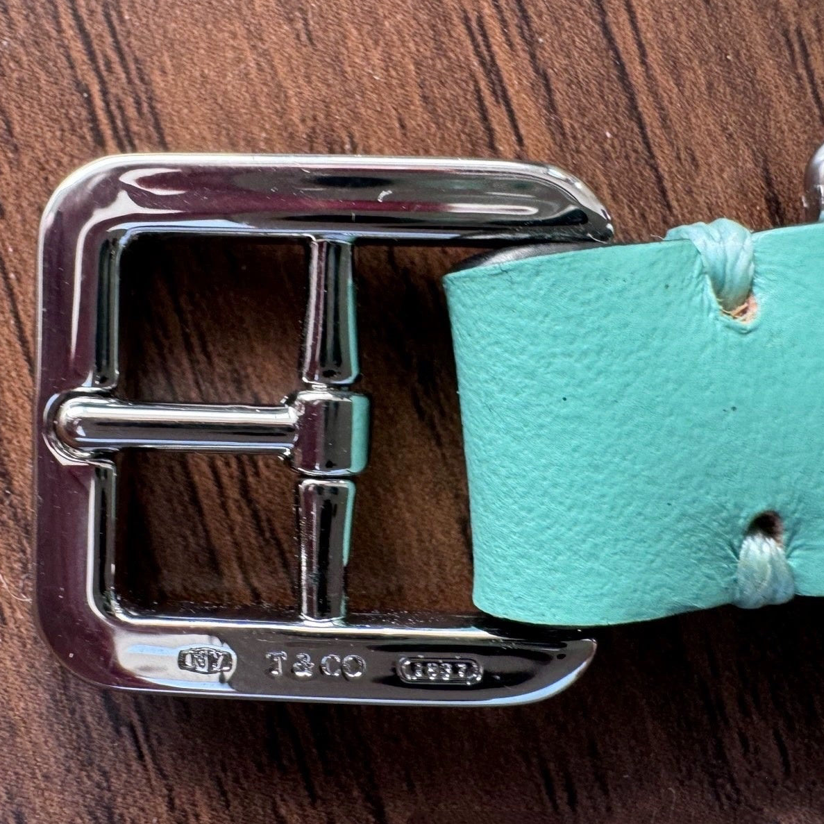 Tiffany Genuine Leather Dog Collar and Lead Set