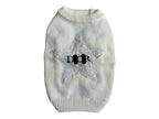 Sparkle Star Dog Jumper - Cream/Black