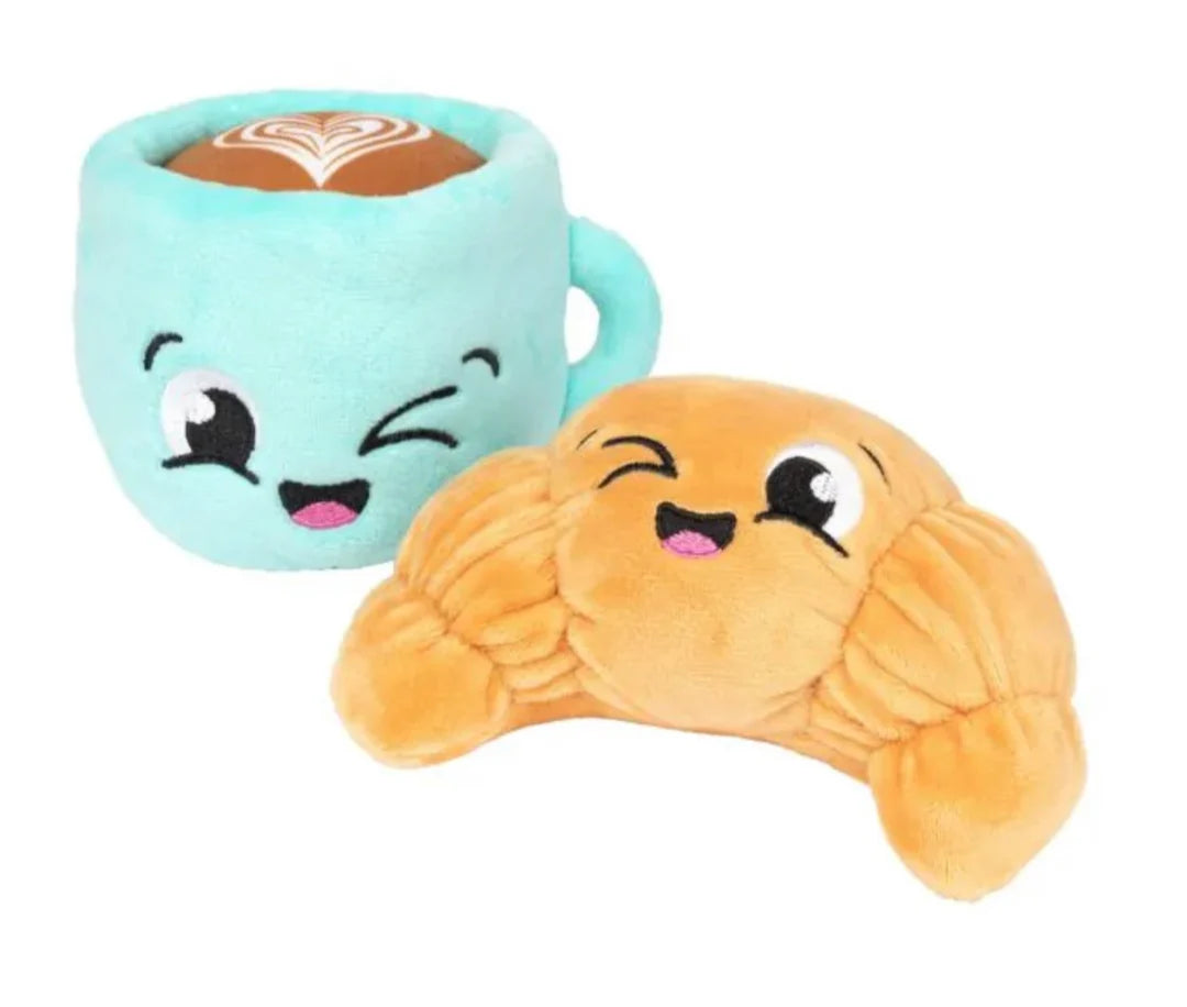 Croissant & Coffee Duo Toy By FuzzYard
