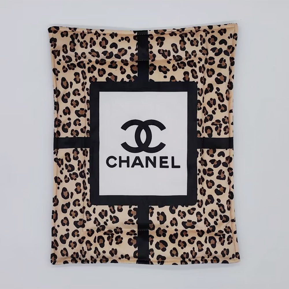 Leopard Print Dog Cushion Settle Mat