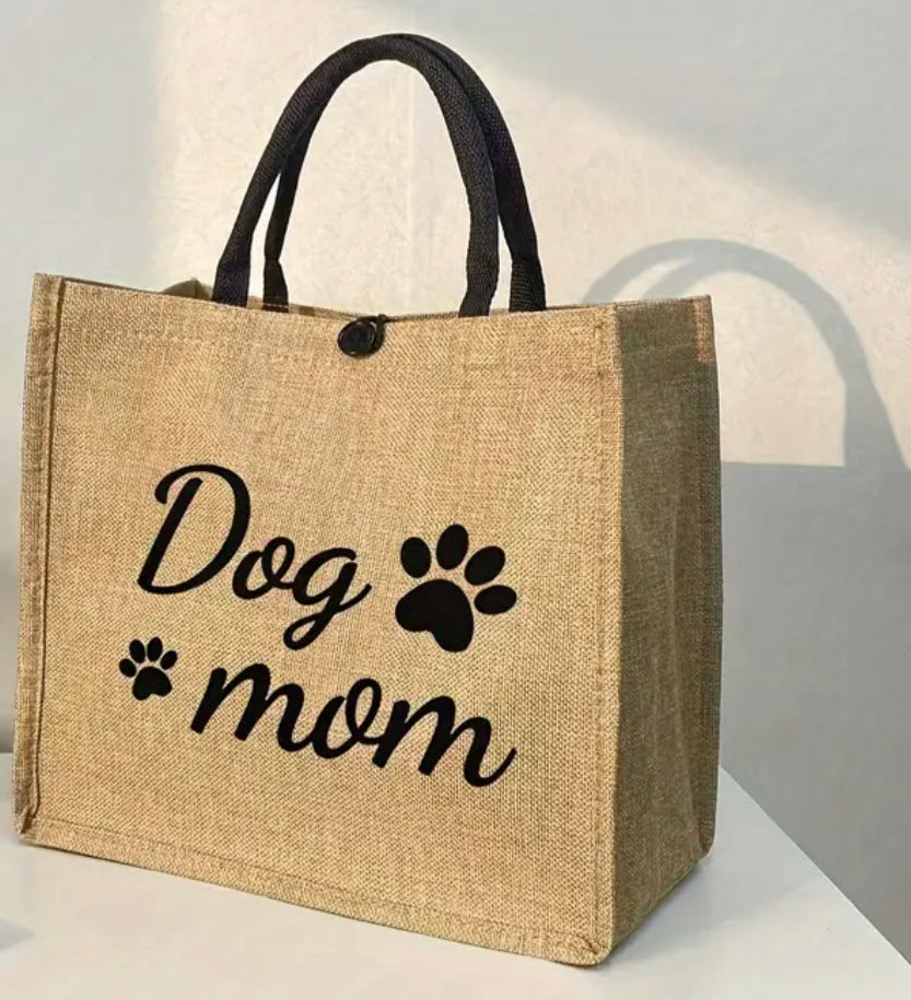 Dog Mom Tote Bag