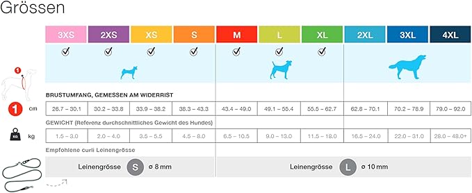 Curli Alpine Clasp Vest Dog Harness Light Grey