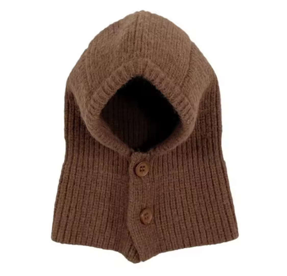 Dog Vintage Bonnet Hat - Brown