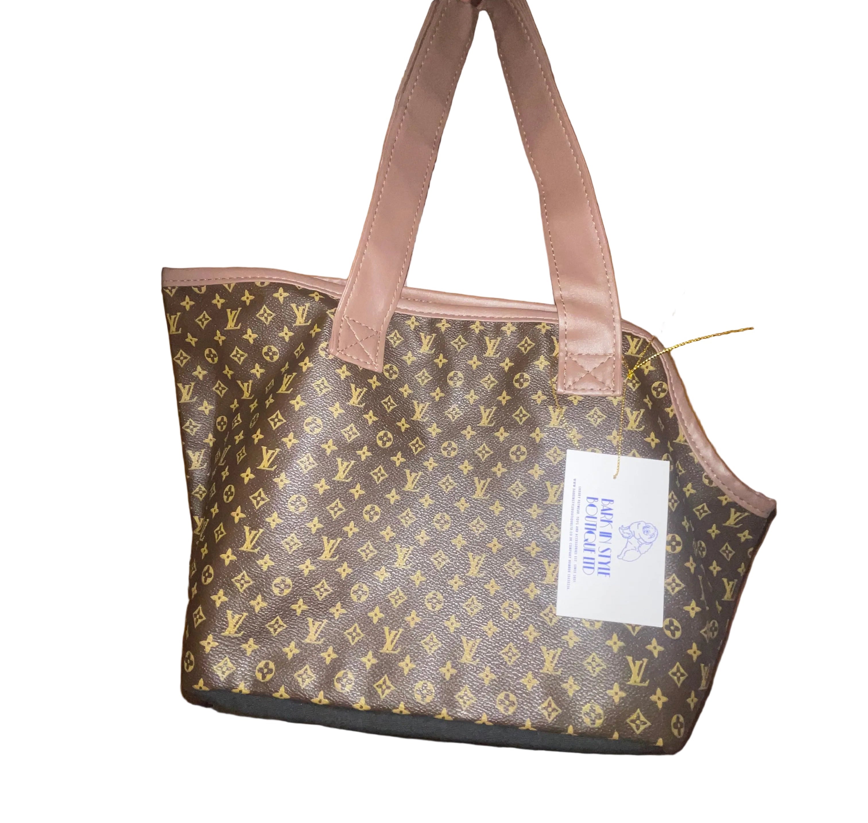 Tote Pet Dog Carrier - Brown