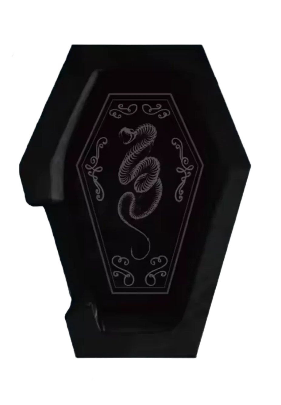 Gothic Coffin Dracula Dog Pet Bed - Black