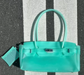 The Jelly Firkin Baguette Bag - Turquoise