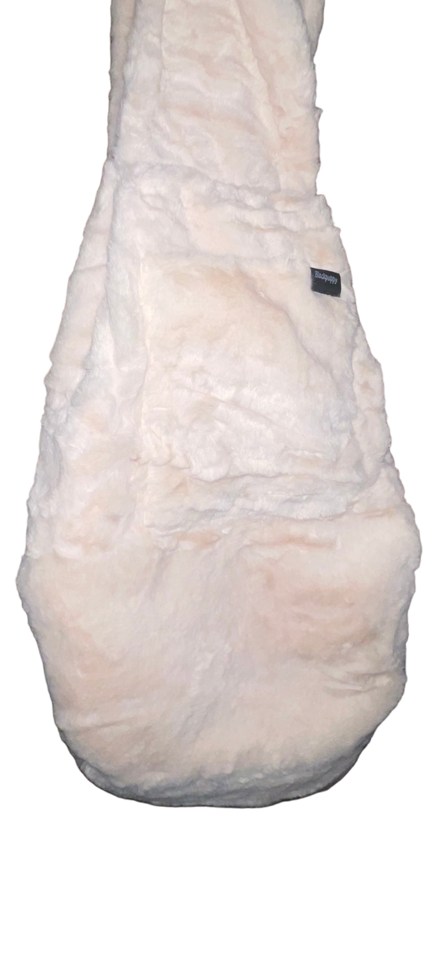 Faux Fur Pet Dog Sling Carrier - Cream