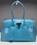 The Jelly Firkin Tote Bag - Crocodile Caribbean Blue
