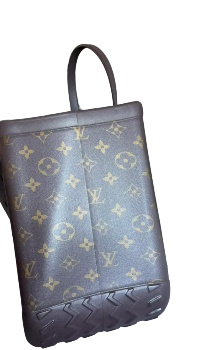 Small Dog Carrier Tote - Brown Old Flower
