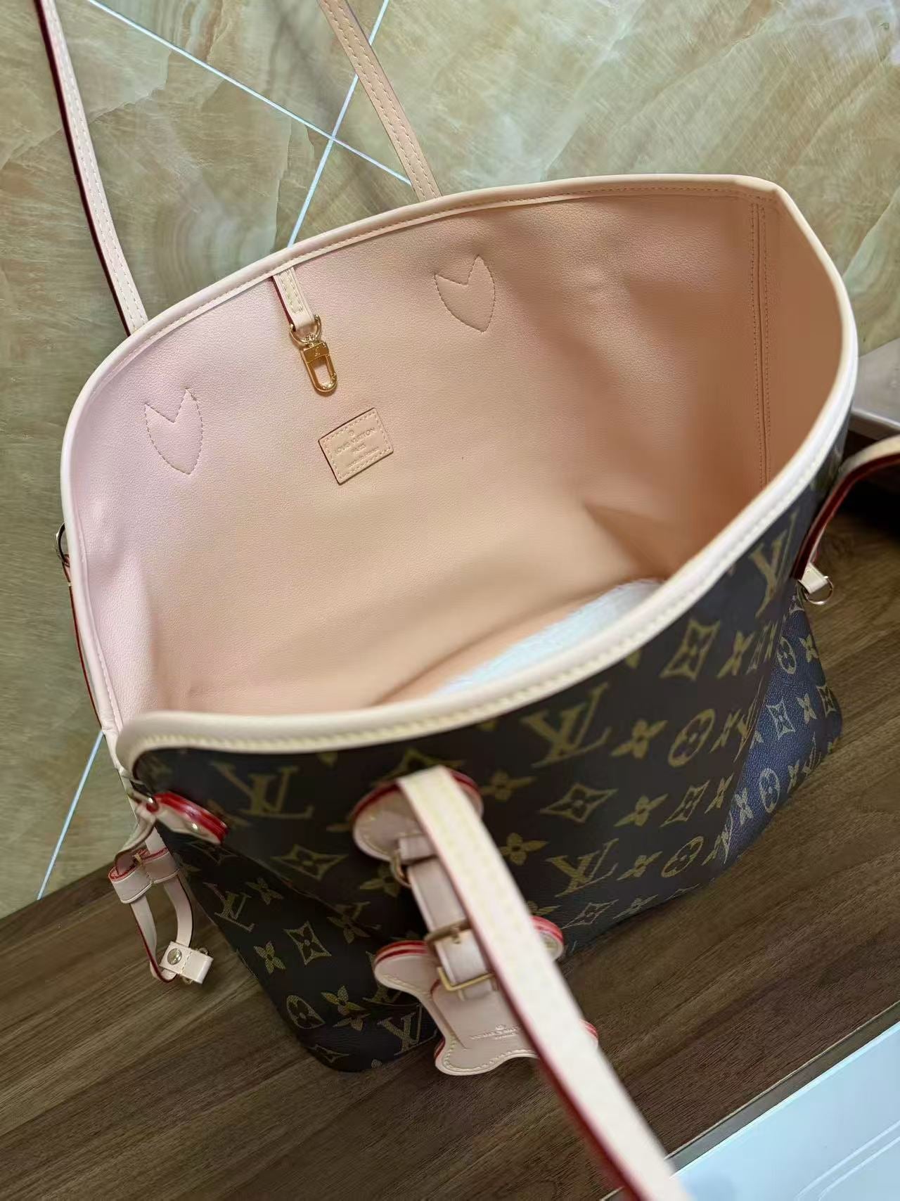 Woof Luxury Bone Pet Carrier Tote Bag - Brown