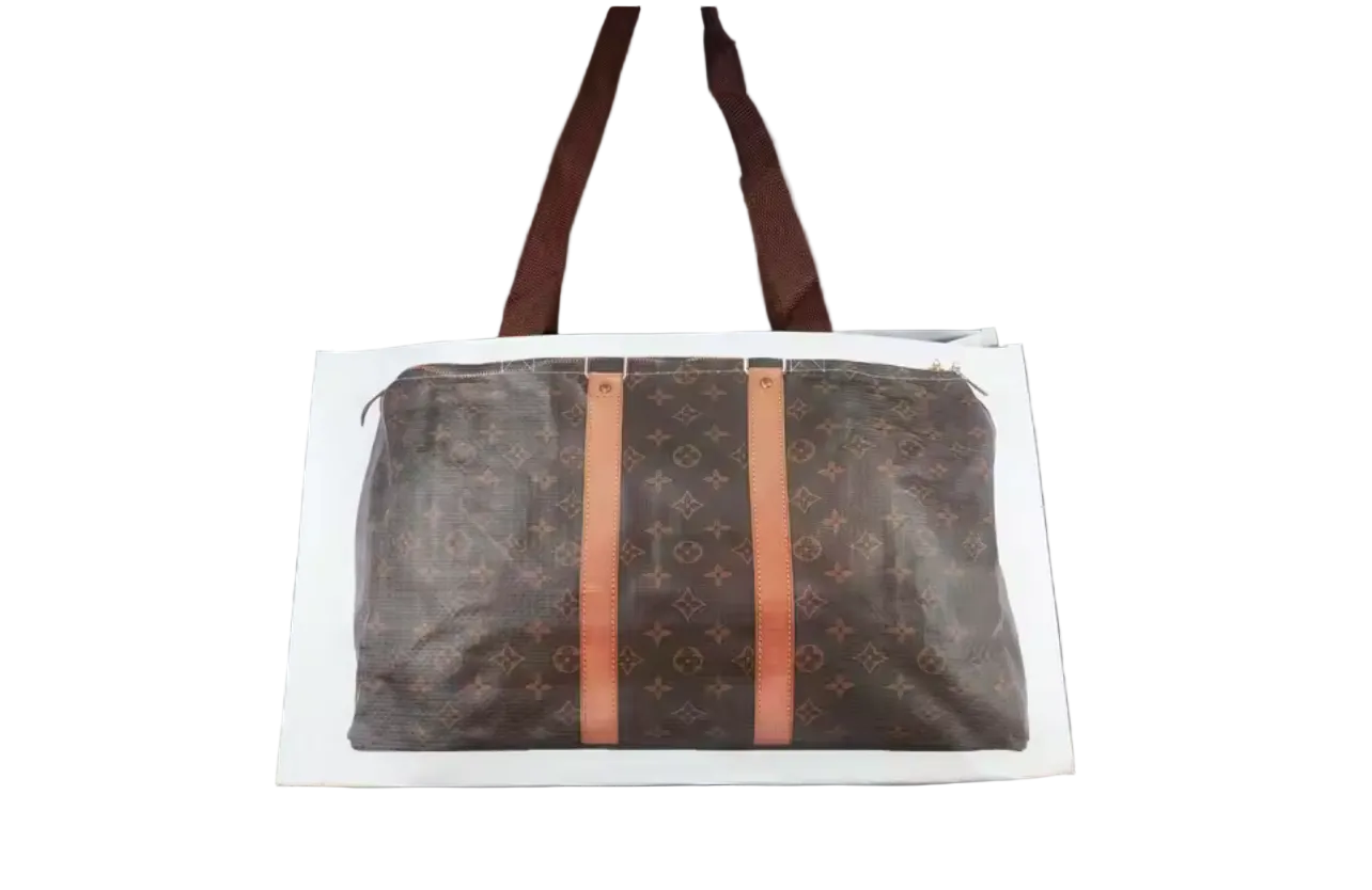 Reusable Grocery Designer Shopping Bag - Brown
