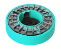 Dog Slow Feeder Spinning Rotating Puzzle Slow Bowl - Lake Blue